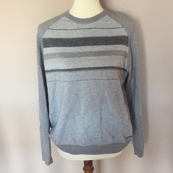 calvin klein grey sweater mens